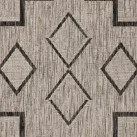 Safavieh Courtyard Collection Ambrose Geometric Indoor/Outdoor Area Rug