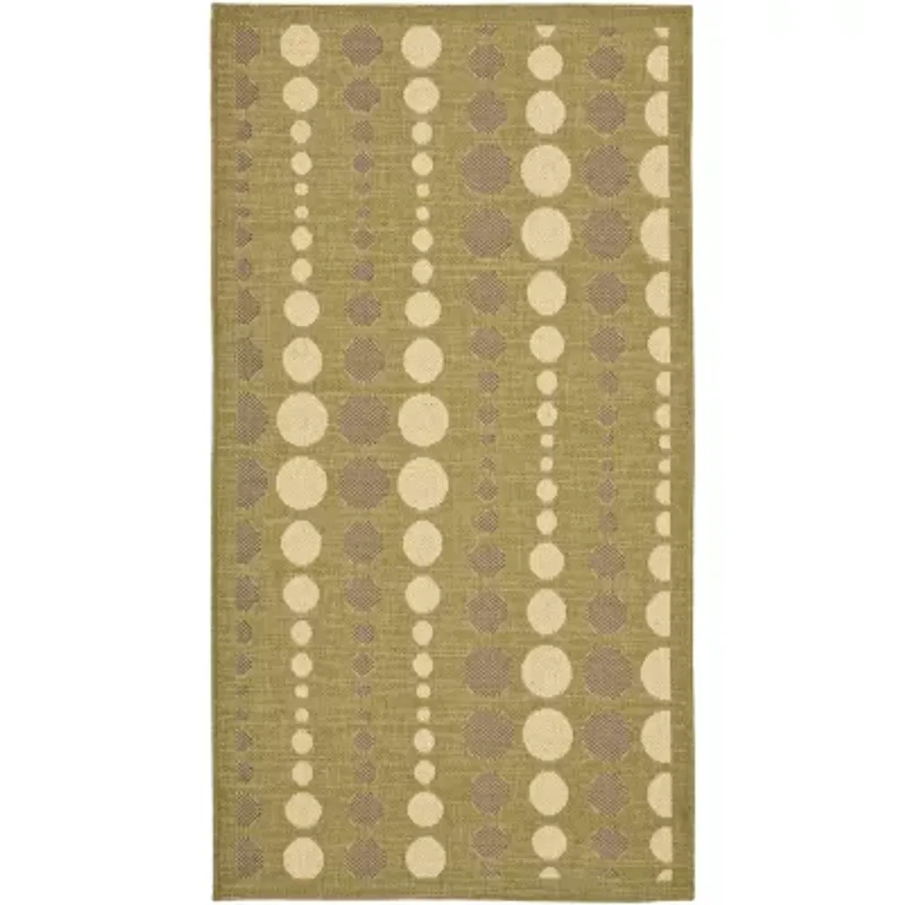 Safavieh Courtyard Collection Joisse Geometric Indoor/Outdoor Area Rug