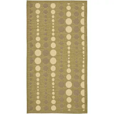 Safavieh Courtyard Collection Joisse Geometric Indoor/Outdoor Area Rug