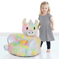 Trend Lab Children'S Plush Rainbow Unicorn Character Kids Chair