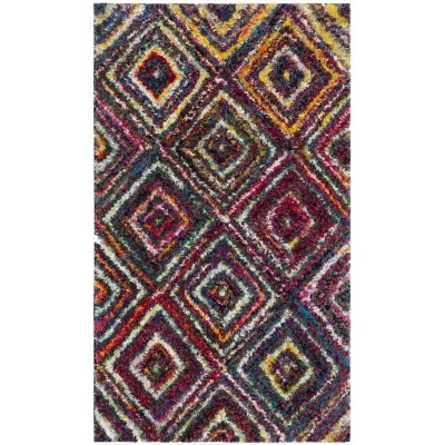 Safavieh Bloom Geometric Shag Rectangular Rugs