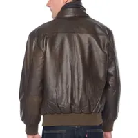 Vintage Leather Nappa Aviator Jacket with Zip Out Lining