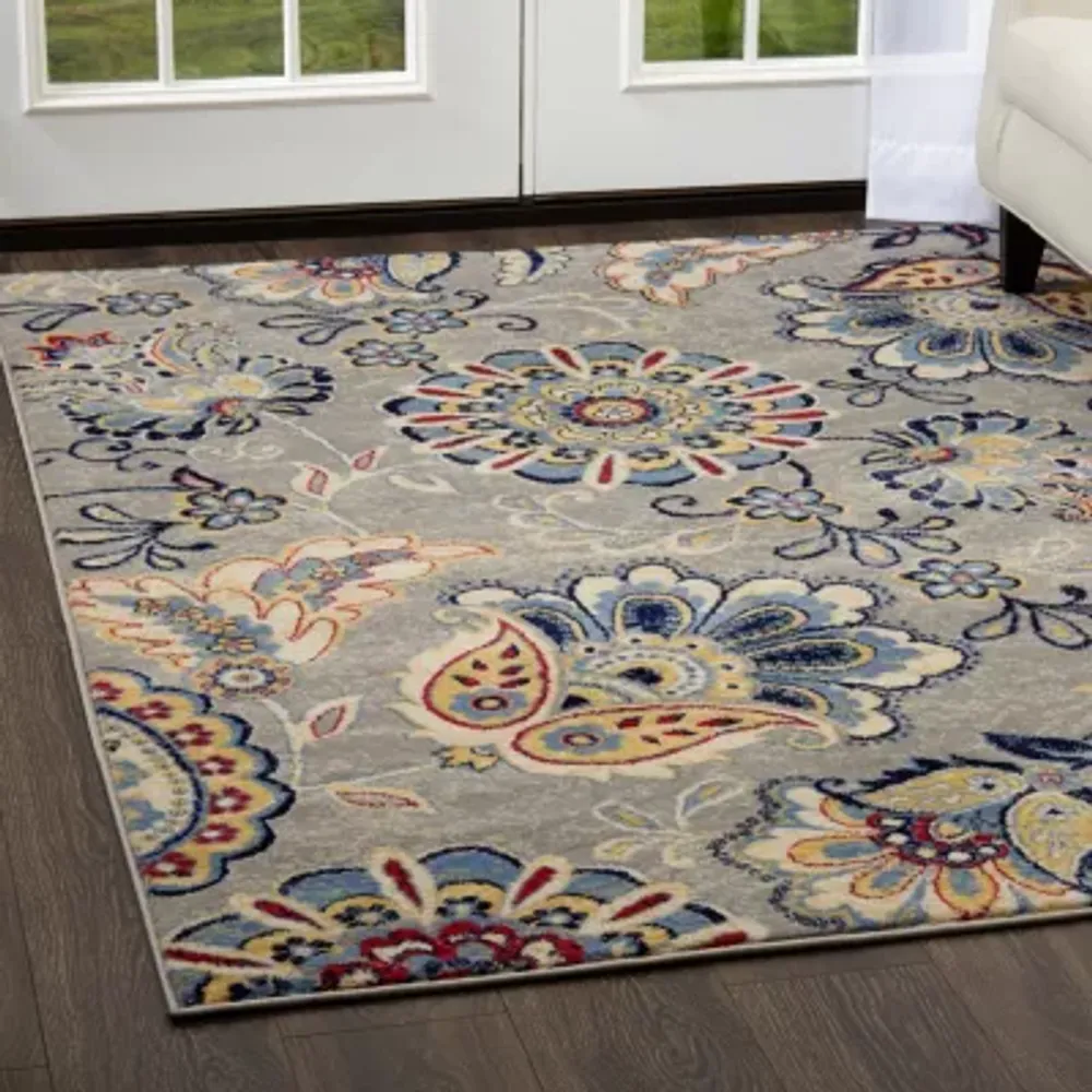 Home Dynamix Tremont Lincoln Floral Rectangular Accent Rug