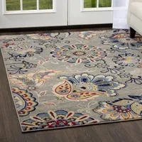 Home Dynamix Tremont Lincoln Floral Rectangular Rug