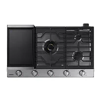 Samsung 36" Gas Cooktop with 22K BTU True Dual Power Burner