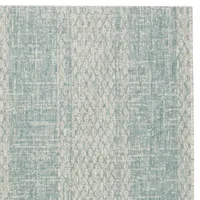 Safavieh Courtyard Collection Elena Geometric Indoor/Outdoor Square Area Rug