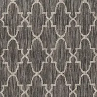 Safavieh Courtyard Collection Keeley Geometric Indoor/Outdoor Area Rug