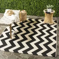 Safavieh Courtyard Collection Kalisha Geometric Indoor/Outdoor Area Rug