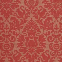 Safavieh Courtyard Collection Louise Damask Indoor/Outdoor Runner Rug