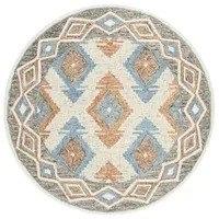 Safavieh Micro-Loop Collection Romeo Geometric Round Area Rug