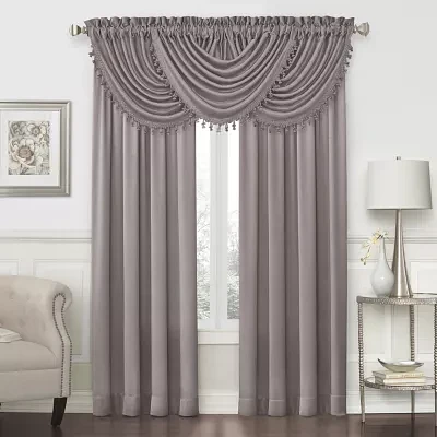 JCPenney Home Hilton Rod-Pocket Waterfall Valance