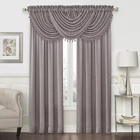 JCPenney Home Hilton Rod-Pocket Waterfall Valance