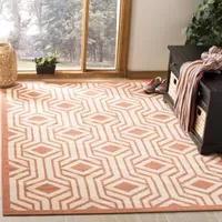 Safavieh Courtyard Collection Dorothy Geometric Indoor/Outdoor Area Rug