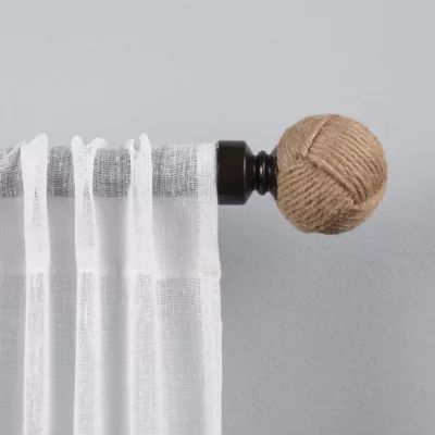 Exclusive Home Curtains Rope Knot 1 Adjustable Curtain Rod