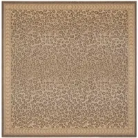 Safavieh Courtyard Collection Daithi Animal Indoor/Outdoor Square Area Rug