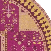 Safavieh Classic Vintage Collection Waylon Geometric Round Area Rug