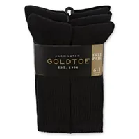 Gold Toe Harrington Bonus Pack 7 Pair Crew Socks Mens