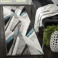 Safavieh Hollywood Collection Richard Abstract Runner Rug