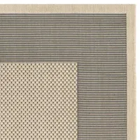 Safavieh Courtyard Collection Trina Bordered Indoor/Outdoor Runner Rug