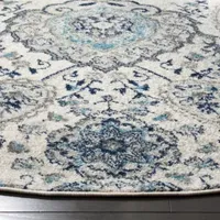 Safavieh Madison Collection Baldric Floral Round Area Rug