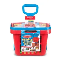 Melissa & Doug Fill And Roll Grocery Basket Housekeeping Toy