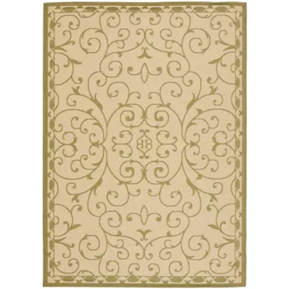 Safavieh Courtyard Collection Kodey Oriental Indoor/Outdoor Area Rug