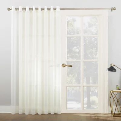 No 918 Emily Patio Sheer Grommet Top Single Door Curtain