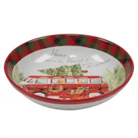 Certified International Home For Christmas Ceramic Serving Bowl