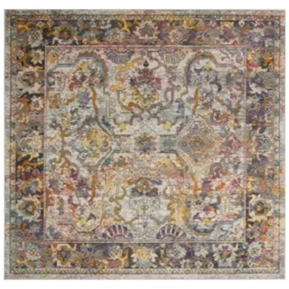 Safavieh Crystal Collection Rowland Oriental Square Area Rug