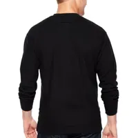 Smiths Workwear Mens Henley Neck Long Sleeve Relaxed Fit Thermal Top