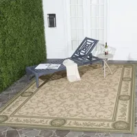 Safavieh Courtyard Collection Miah Floral Indoor/Outdoor Area Rug