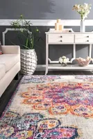 nuLoom Vintage Floral Kiyoko Area Rug