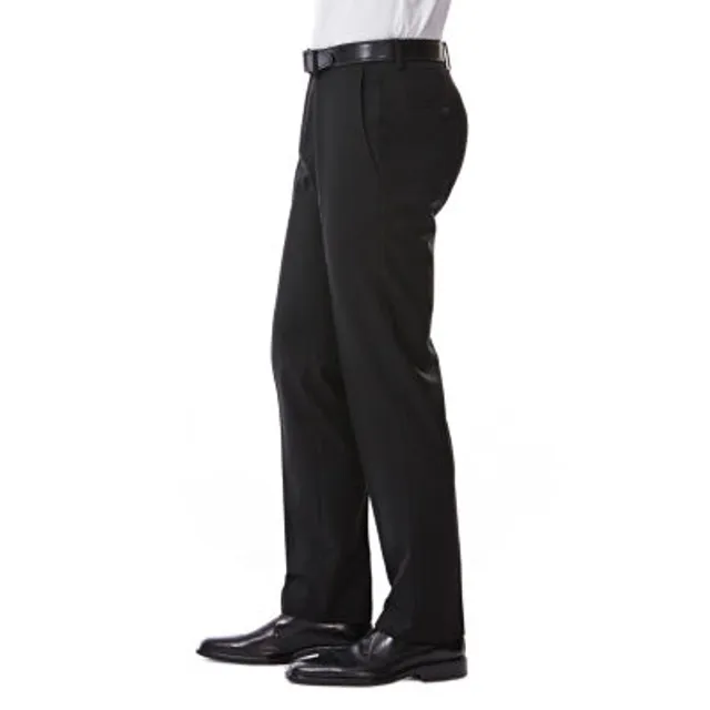Haggar BLACK Premium Stretch Dress Pants SLIM FIT 36W X 30L hook