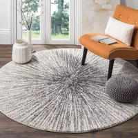 Safavieh Evoke Collection Aliya Abstract Round Area Rug