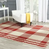Safavieh Courtyard Collection Cori Plaid Indoor/Outdoor Area Rug