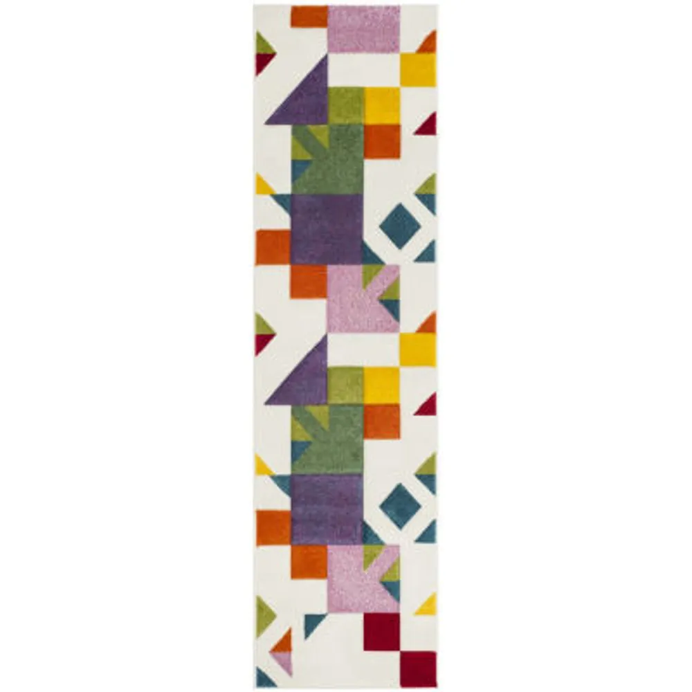 Safavieh Hollywood Collection Drummond Abstract Runner Rug