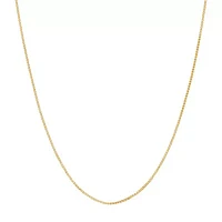 Box Chain, 14K Gold 22" .75mm Venetian