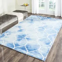 Safavieh Dip Dye Collection Nick Geometric Square Area Rug