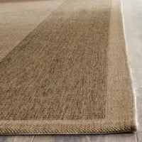Safavieh Courtyard Collection Trina Bordered Indoor/Outdoor Area Rug