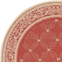 Safavieh Frona Oriental Indoor Outdoor Round Area Rug