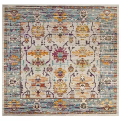 Safavieh Crystal Collection Alisia Oriental Square Area Rug