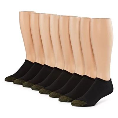 Gold Toe Athletic Sport Bonus Pack 8 Pair No Show Socks Mens