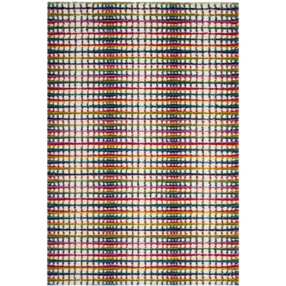 Safavieh Dorian Geometric Shag Rectangular Rugs