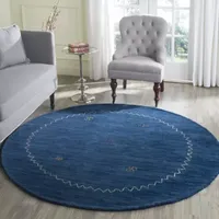 Safavieh Himalaya Collection Leo Solid Round Area Rug