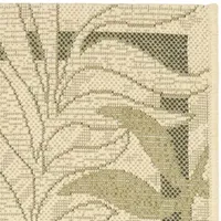 Safavieh Courtyard Collection Wilmer Floral Indoor/Outdoor Area Rug