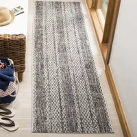 Safavieh Courtyard Collection Elena Geometric Indoor/Outdoor Runner Rug