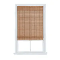 Bria Bamboo Cordless Light-Filtering Roman Shade