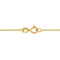 14K Gold .75mm Box Chain Necklace