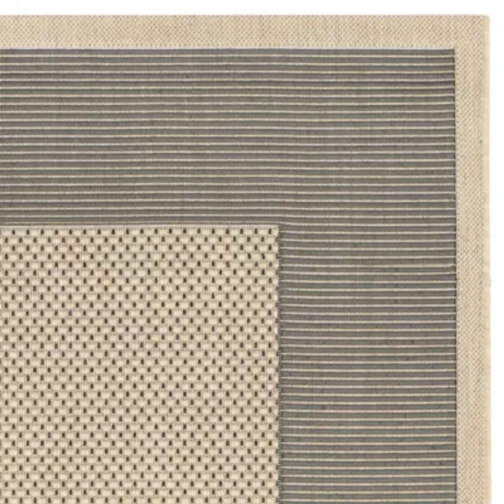 Safavieh Courtyard Collection Trina Bordered Indoor/Outdoor Area Rug