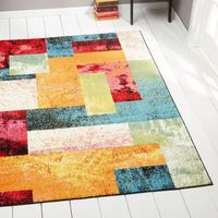 Home Dynamix Splash Scarlet Abstract Rectangular Rug